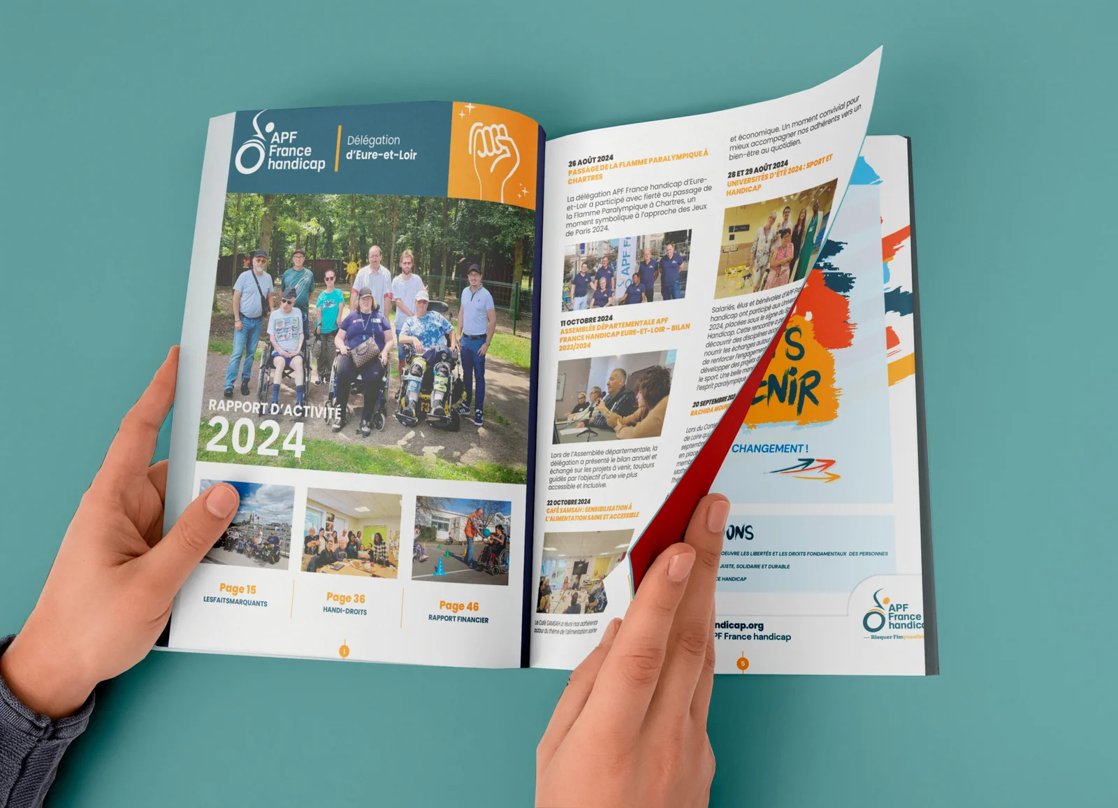 Rapport d&rsquo;activité APF France Handicap